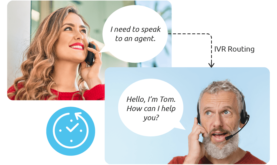 IVR routing feature